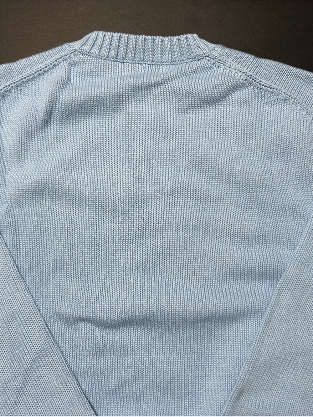 Polo by Ralph Lauren women’s cotton Light Blue Bear Intarsia Crewneck Sweater L - Picture 14 of 16